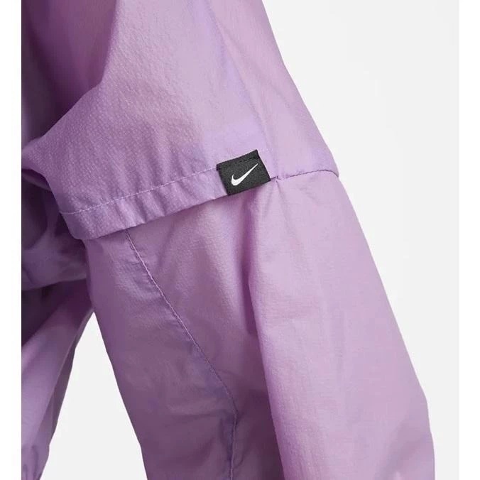 NIKE 小標LOGO 慢跑 寬鬆 薄外套 下擺拉環 立領外套 女生 DX0289-532