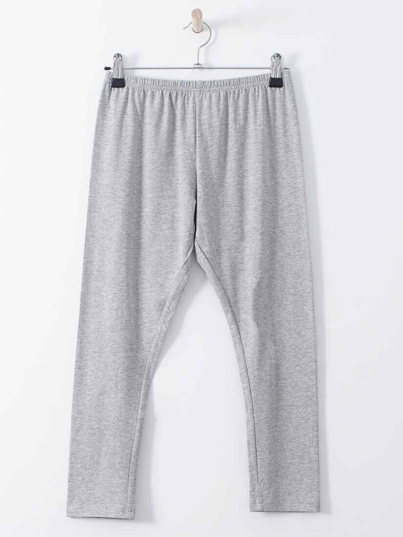 素面彈性七分內搭褲(3色)