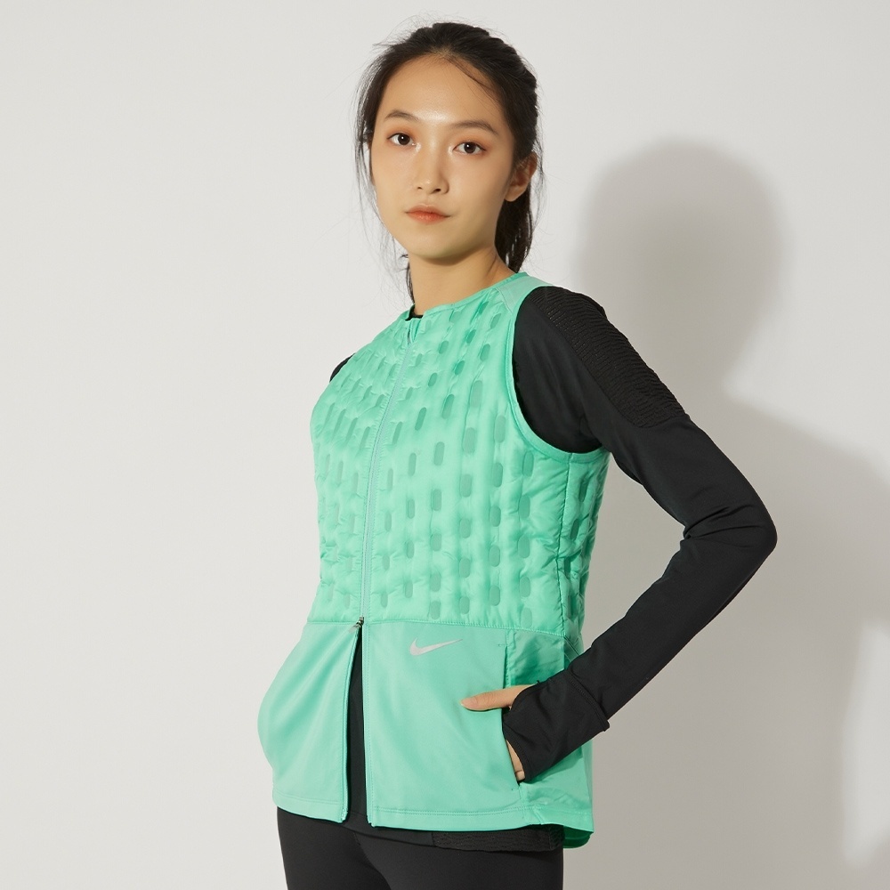 Nike As W Nk Tfadv Downfill Vest 女款 綠色 慢跑背心 羽絨背心 DD6064-369