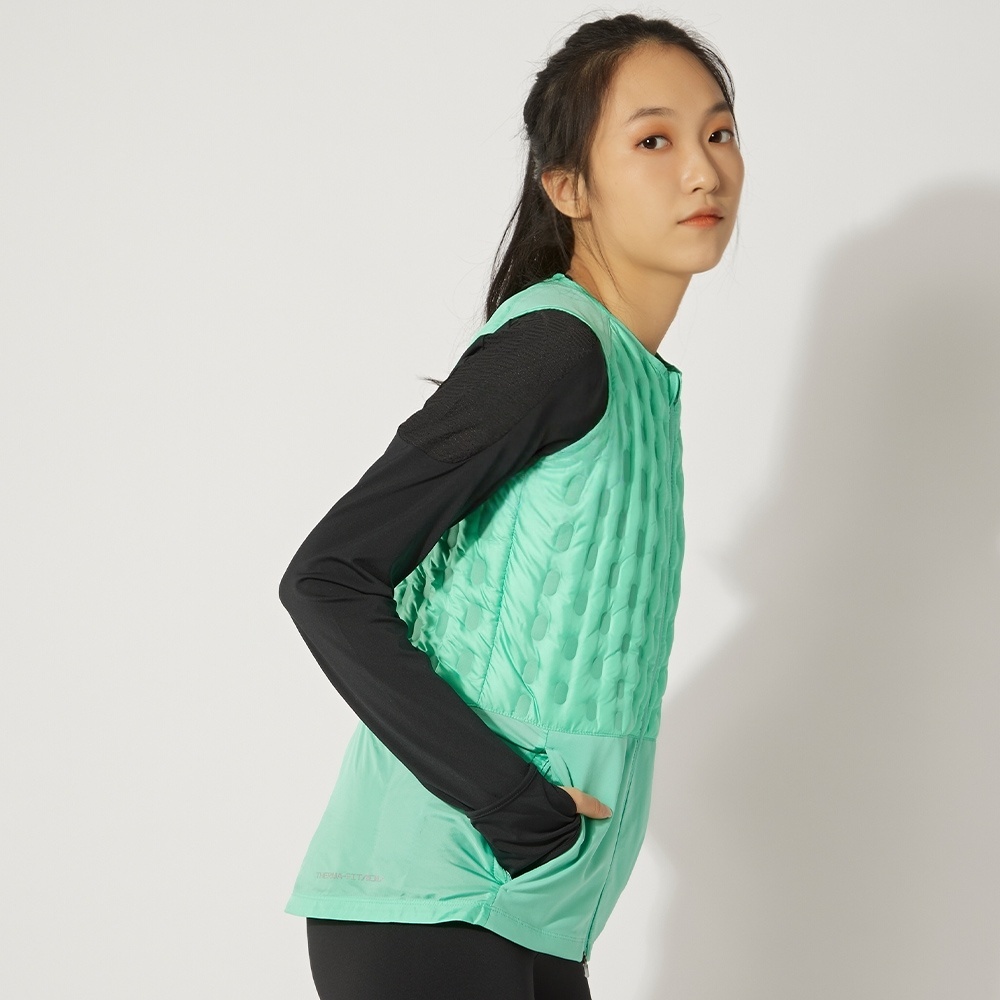 Nike As W Nk Tfadv Downfill Vest 女款 綠色 慢跑背心 羽絨背心 DD6064-369