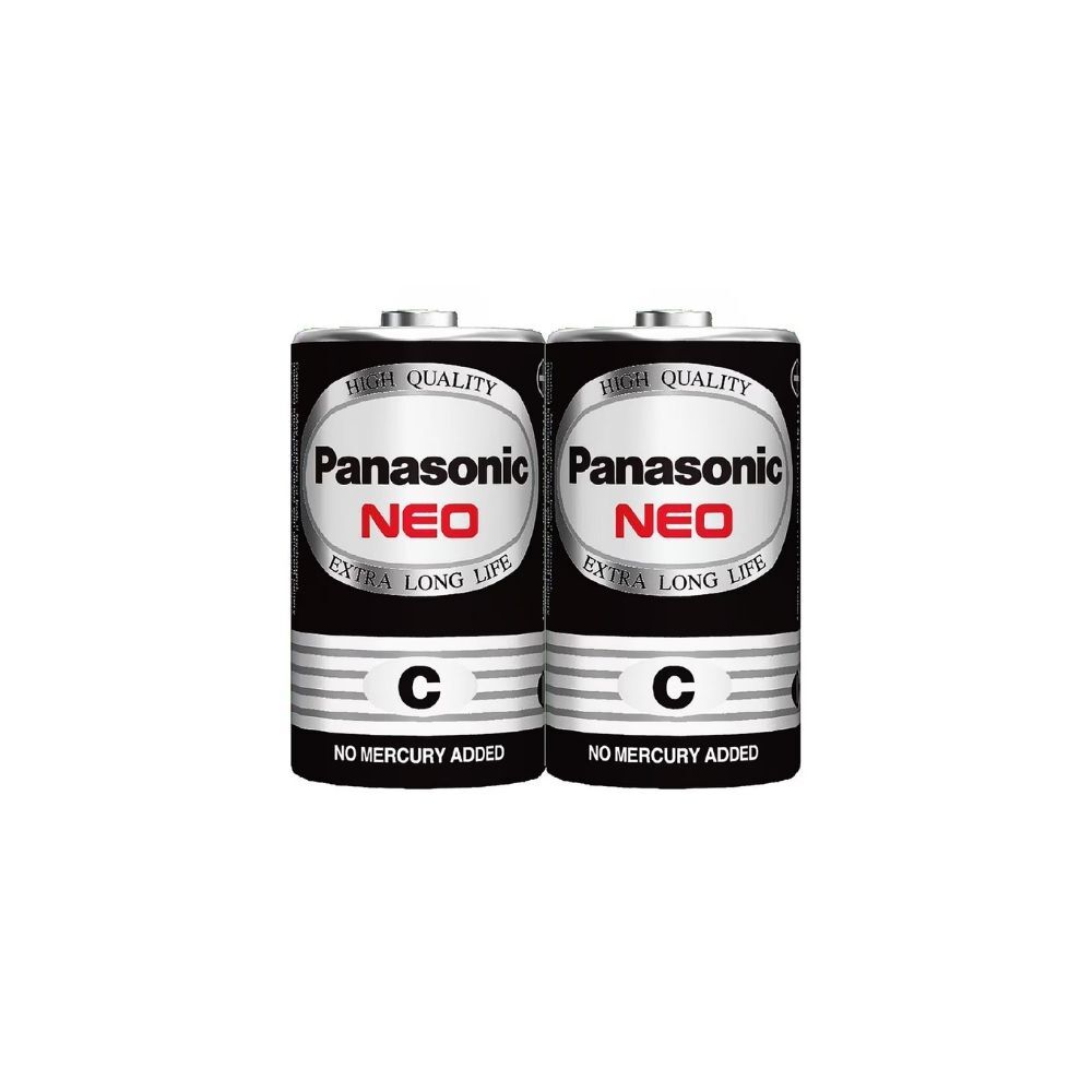 Panasonic 國際牌 NEO 碳鋅電池2入｜1號電池 2號電池 C D 電池 大電流電池 手電筒電池【輕鬆購五金百貨】
