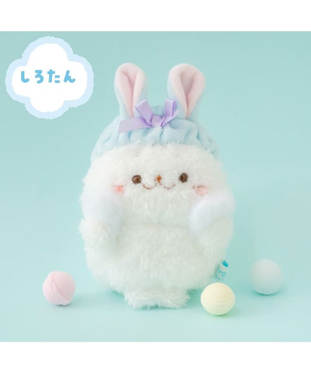 Sirotan 絨毛娃娃 洗臉兔兔 小白、 Rakkoinu、Ramune