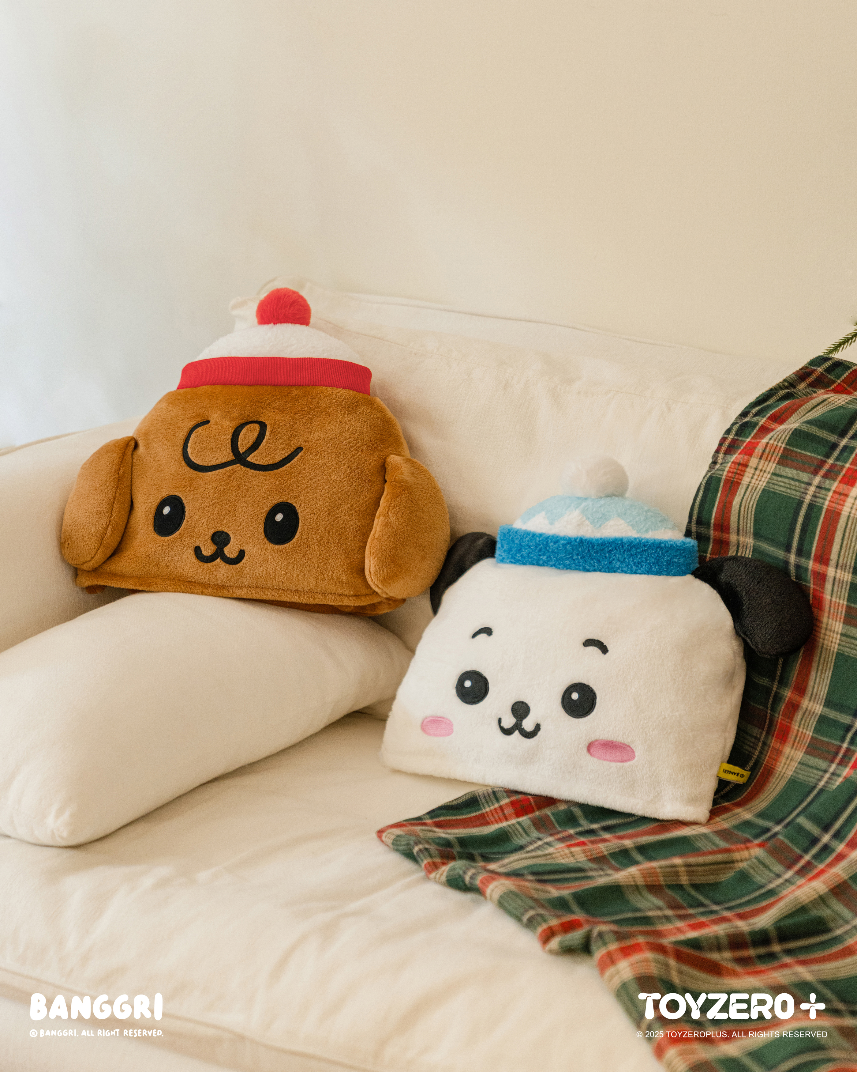 BANGGRI 冬日系列 - 連帽毛毯 (Choco ver.)