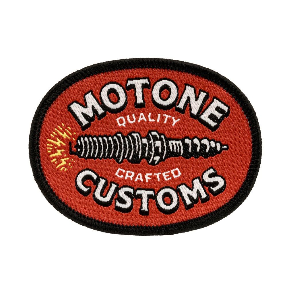 Motone OLD SPARKY Woven Sew-On Patch