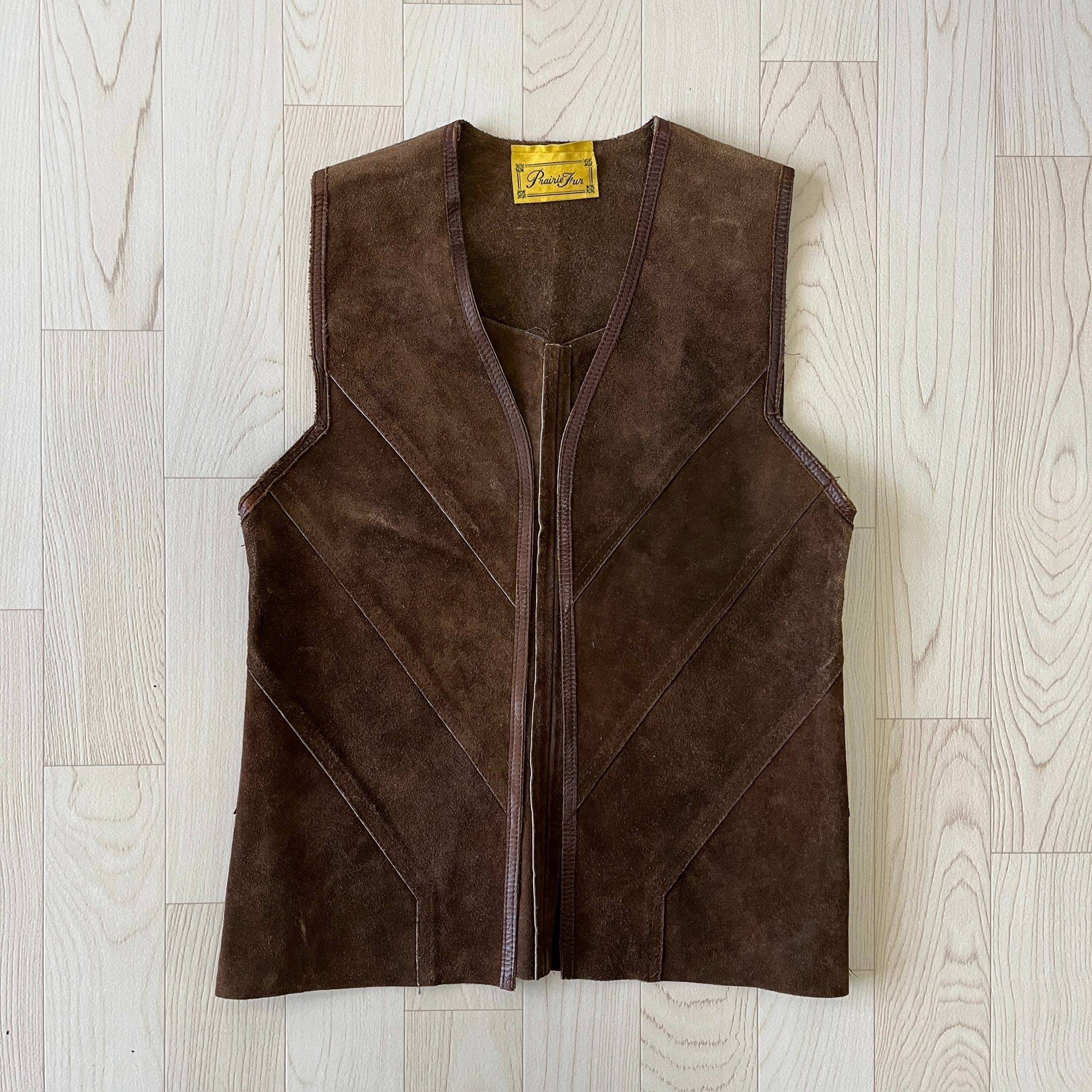 Prairie Fur 秋語斑斕麂皮背心