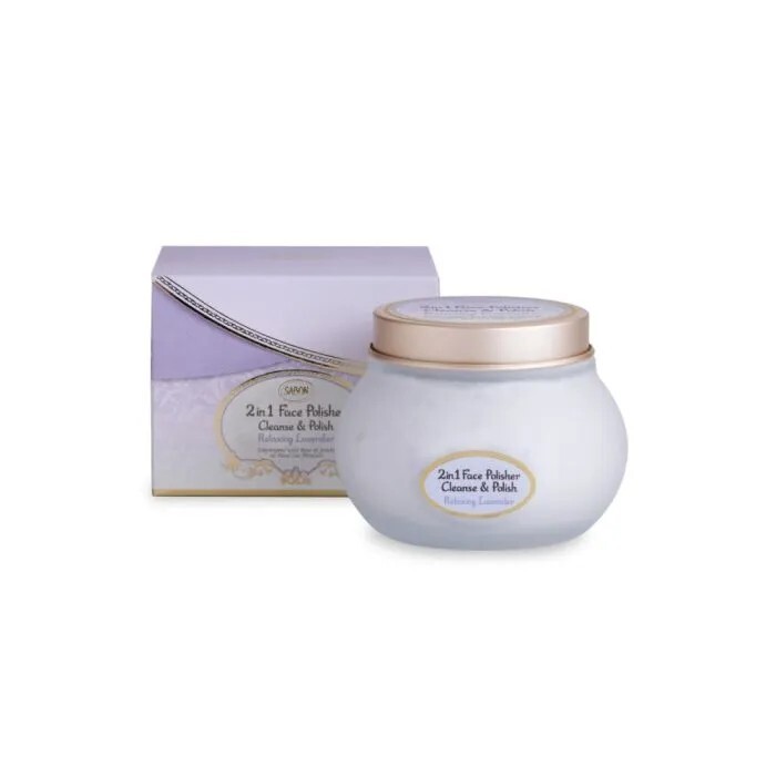 Sabon 2in1 Face Polisher Cleanse & Polish - Relaxing Lavender 200ml