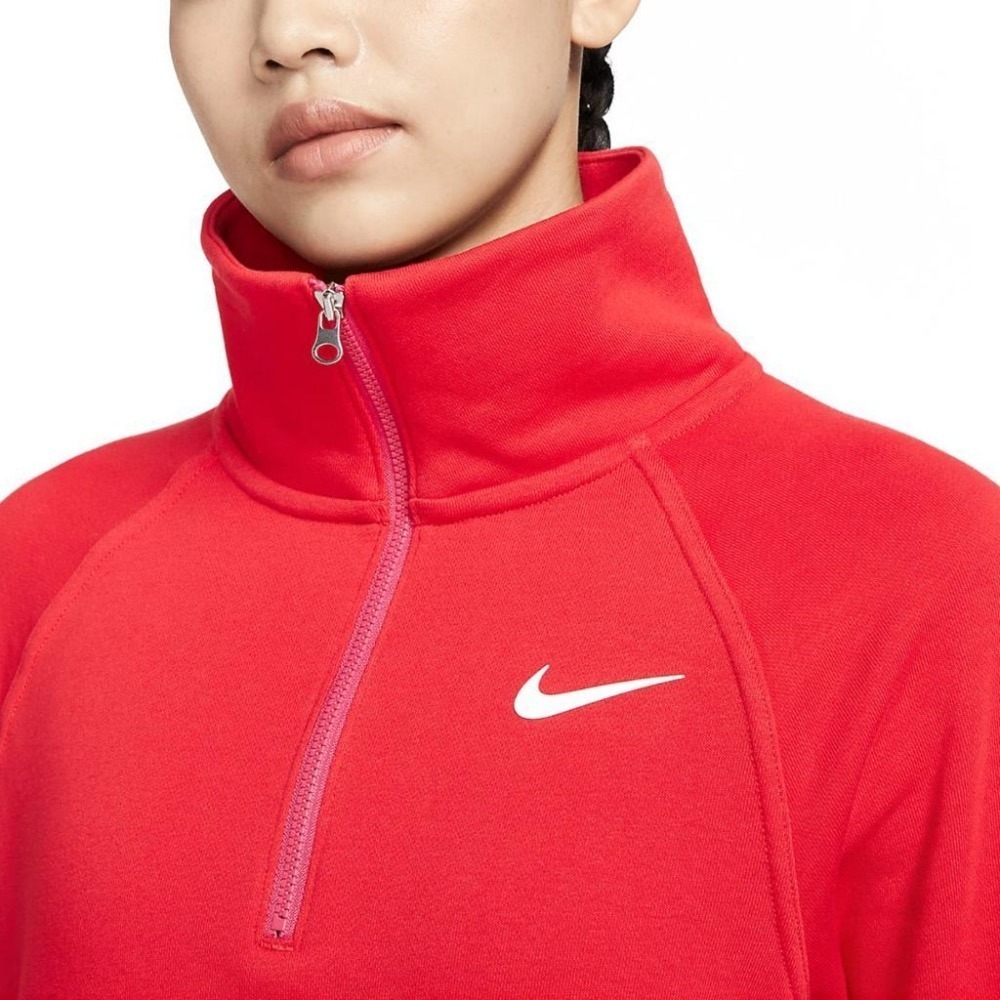 NIKE W NSW JDI CNY 紅白 女款 立領 半開襟 外套 FD4070-657