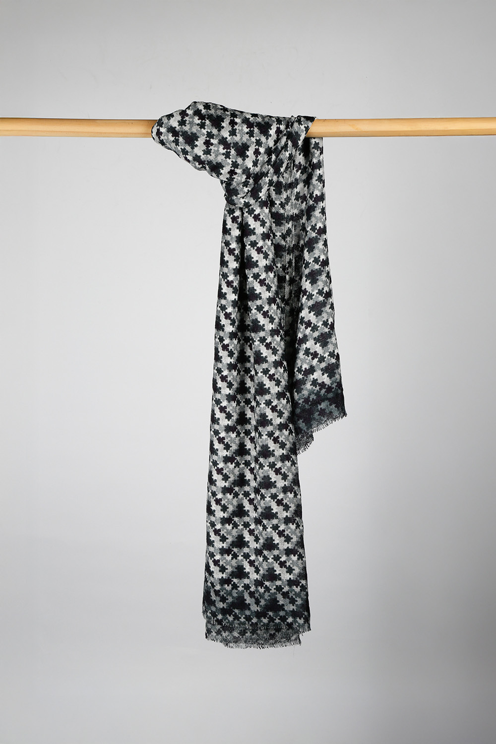 義大利拼圖紋披肩