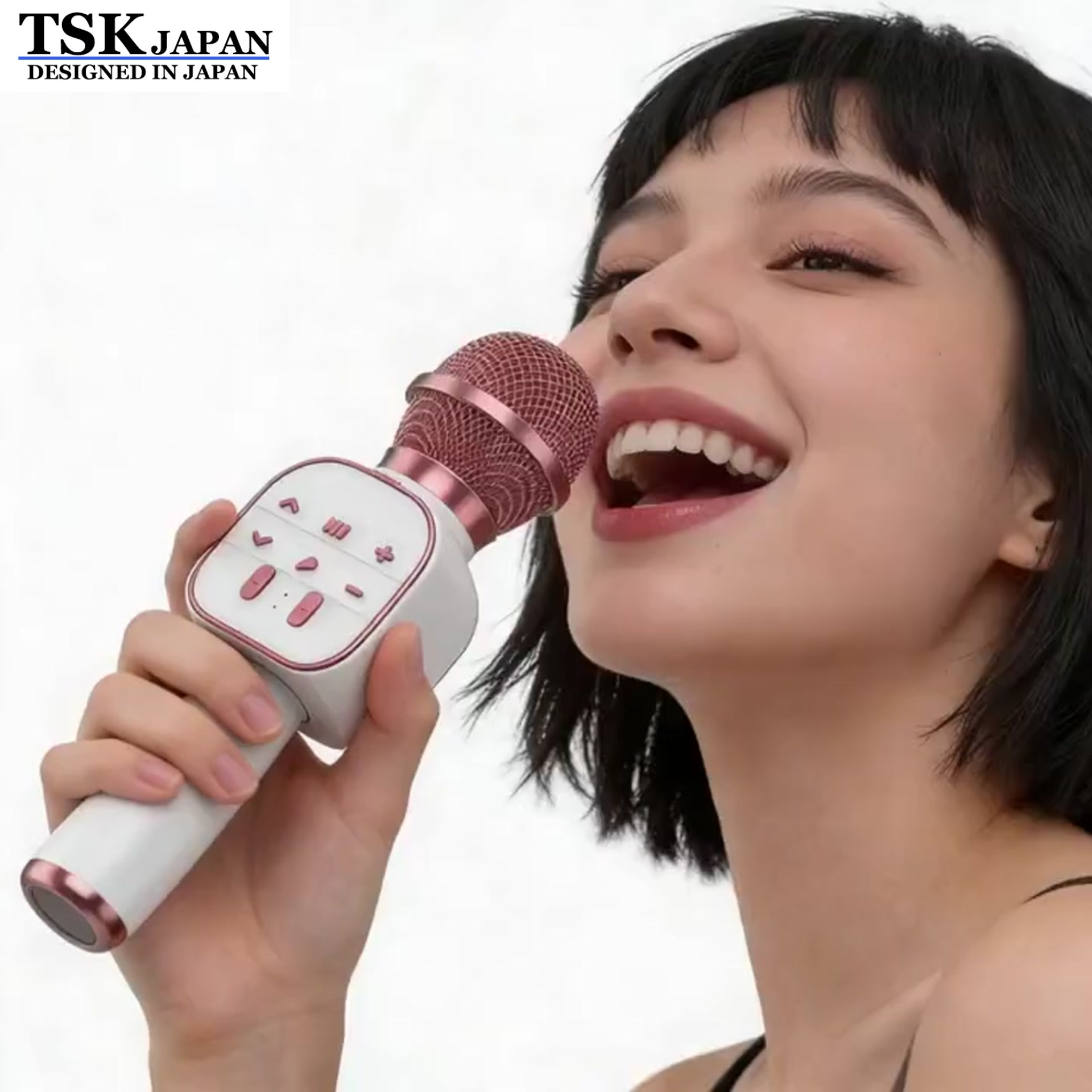 日本TSK 無線藍牙專業級K歌神器 家庭音響 藍牙喇叭K歌話筒 兼容主流APP功能 P3624