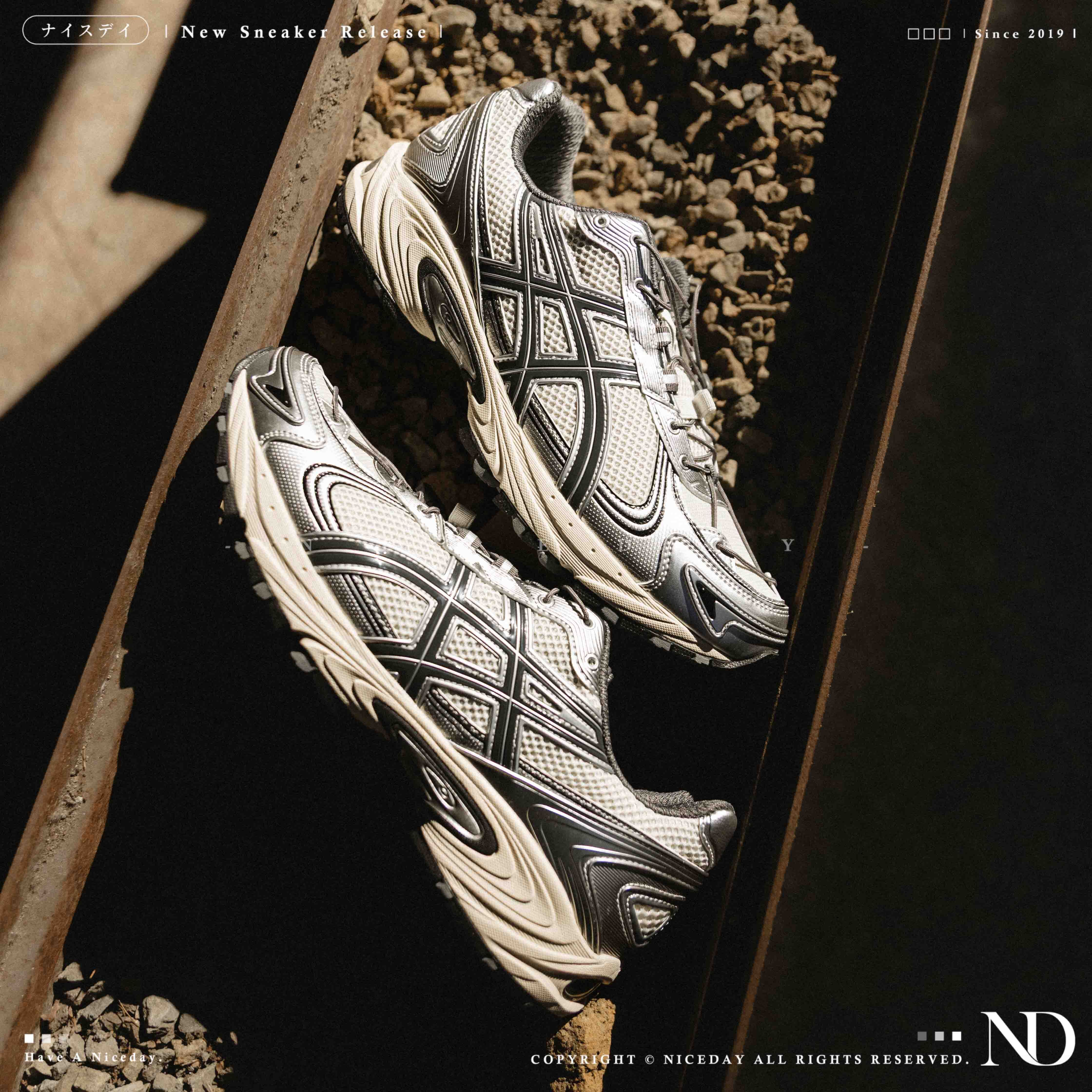 NICEDAY 代購 ASICS Gel-Kahana TR V4 銀白 白銀 復古 機能 慢跑 1203A497-200