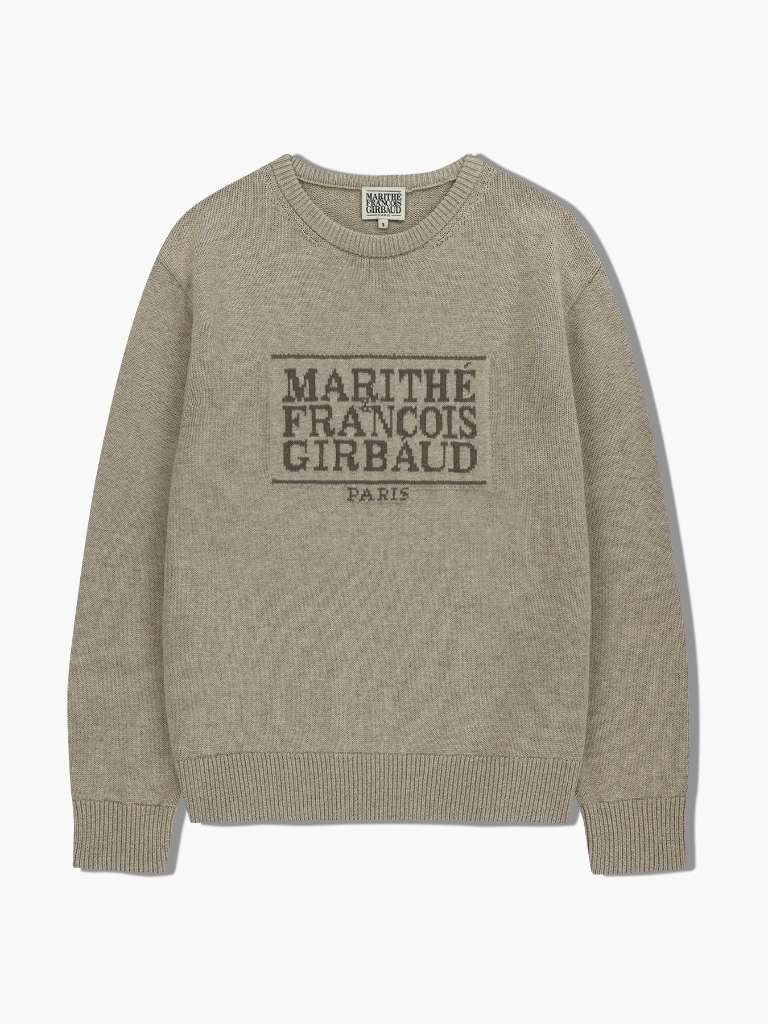 [現貨] MARITHE FRANCOIS GIRBAUD (MFG)｜CLASSIC LOGO KNIT PULLOVER