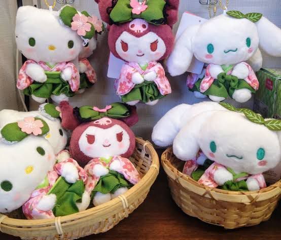 【預購】JN021106 Sanrio 🌸 櫻花粉&🍵綠茶綠和服系列