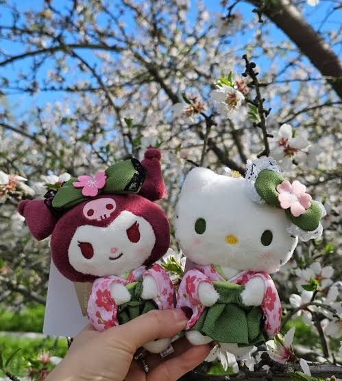 【預購】JN021106 Sanrio 🌸 櫻花粉&🍵綠茶綠和服系列