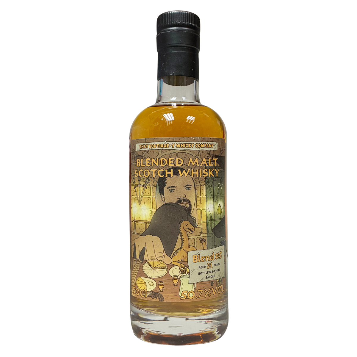 TBWC 21 Years Old Blended Malt Scotch Whisky Blend#5 Batch 1 50.7% 500ml