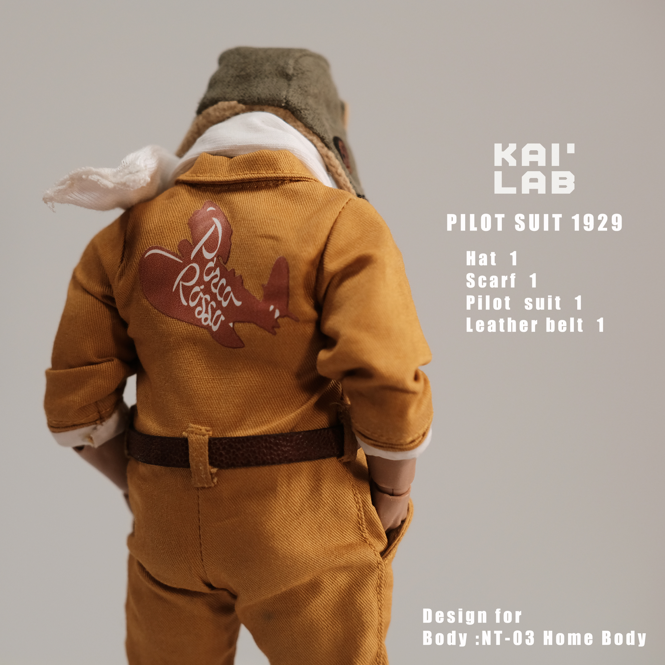 KAI LAB 1/12 Pilot Suit 1929 accessories (Notta body f