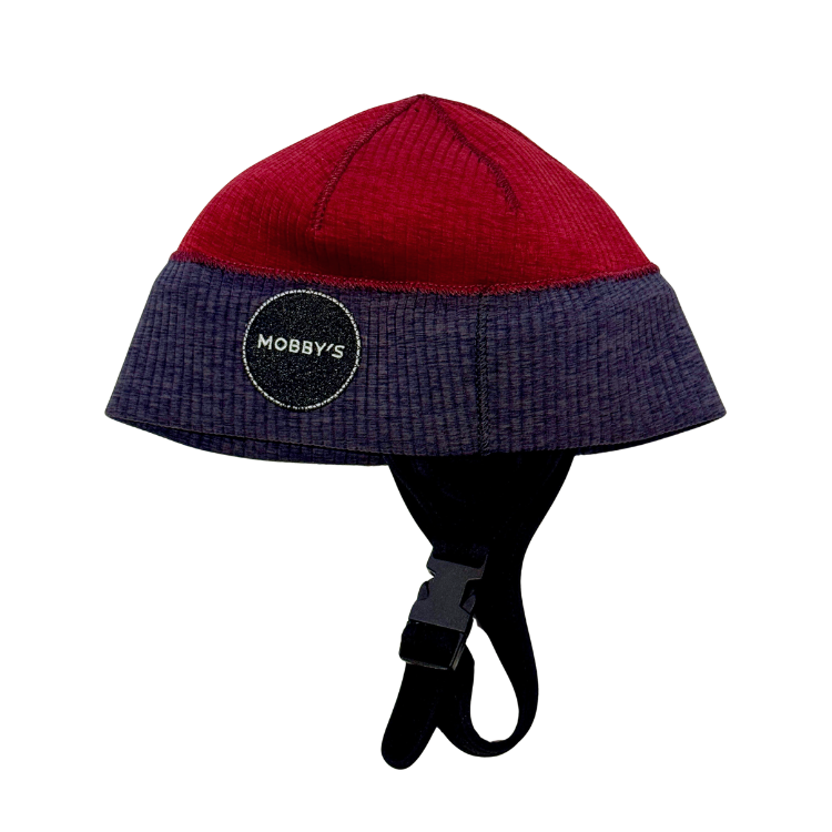 MOBBY'S - BEANIE (紅/礁岩灰) / 2mm