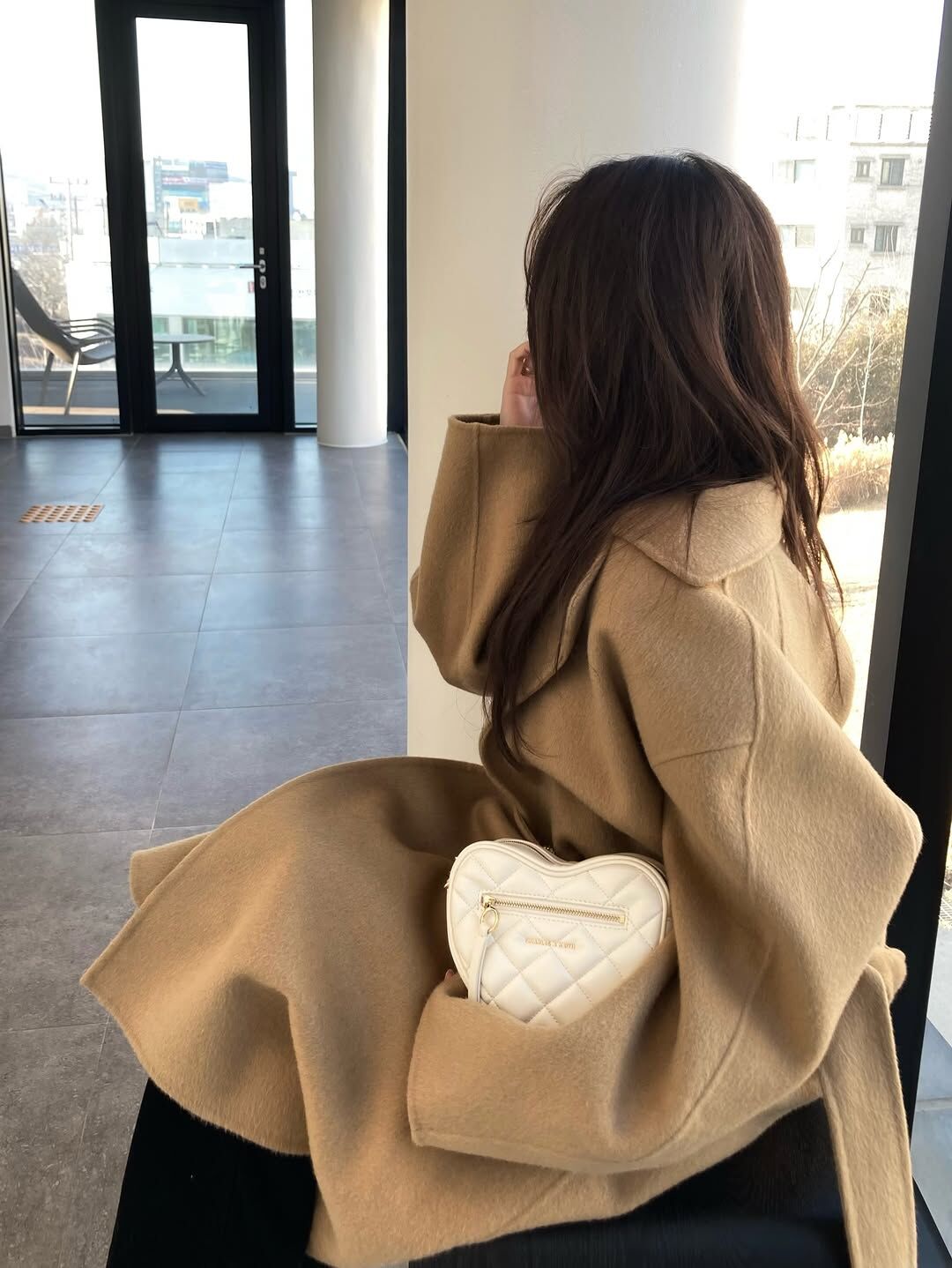 Charles & Keith Paputo 絎縫愛心 心型 鏈條包 小包 側背包 斜背包 小CK / 預購