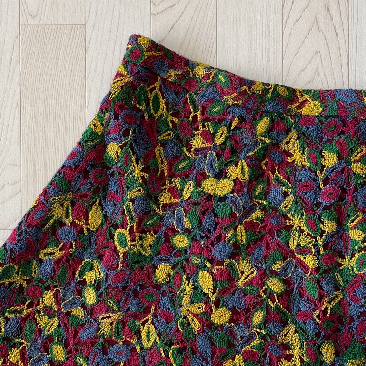 繁花織夢A字半身裙