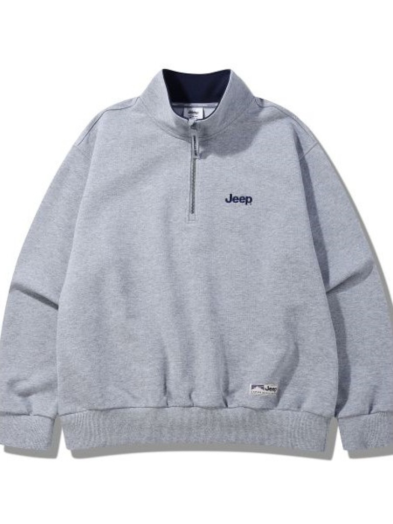 [現貨] JEEP｜Half Zip-Up M-Logo Sweatshirt
