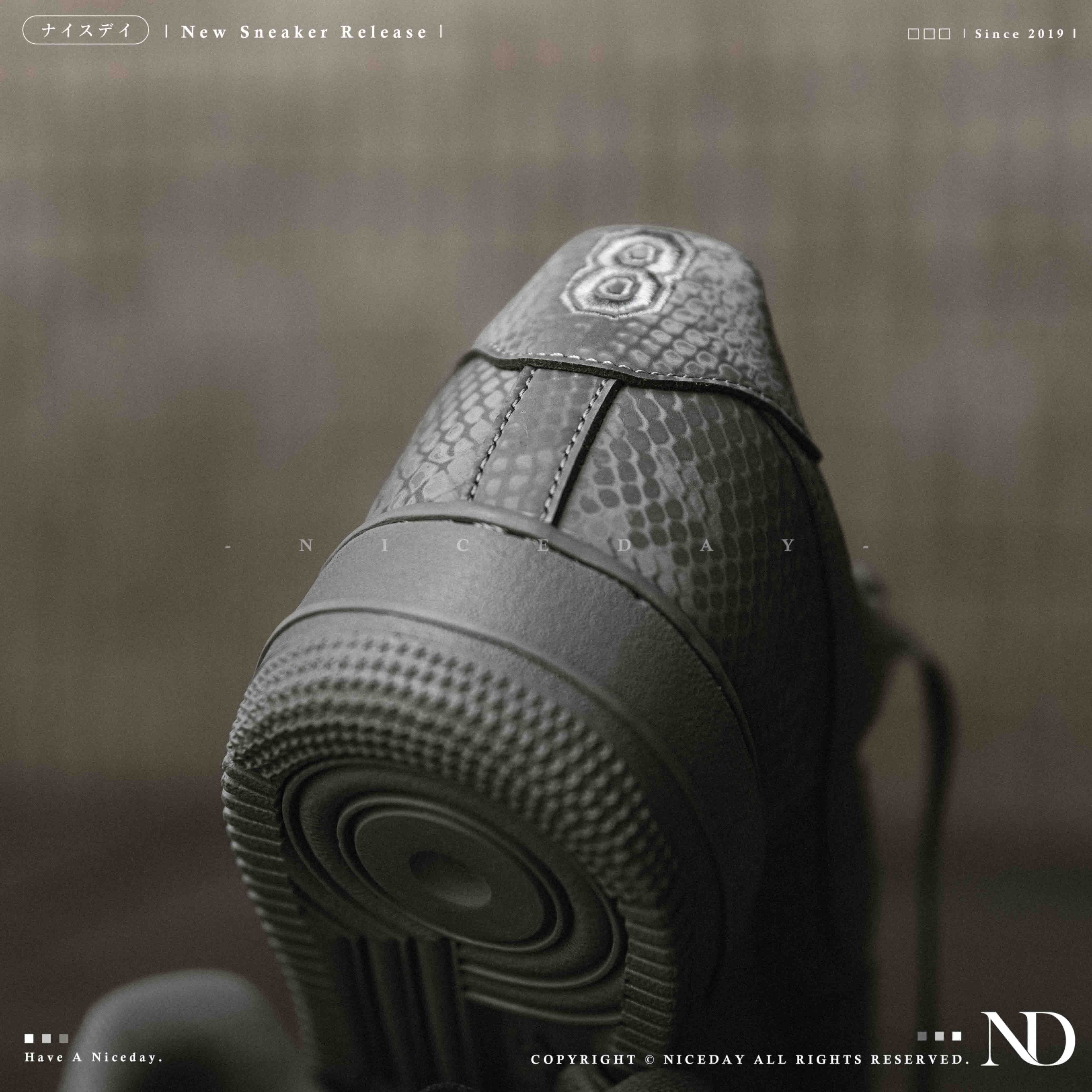 NICEDAY 代購 Nike Air Force 1 x Kobe Bryant 銀灰 灰 銀 蛇紋 科比 老大 IB0018-004