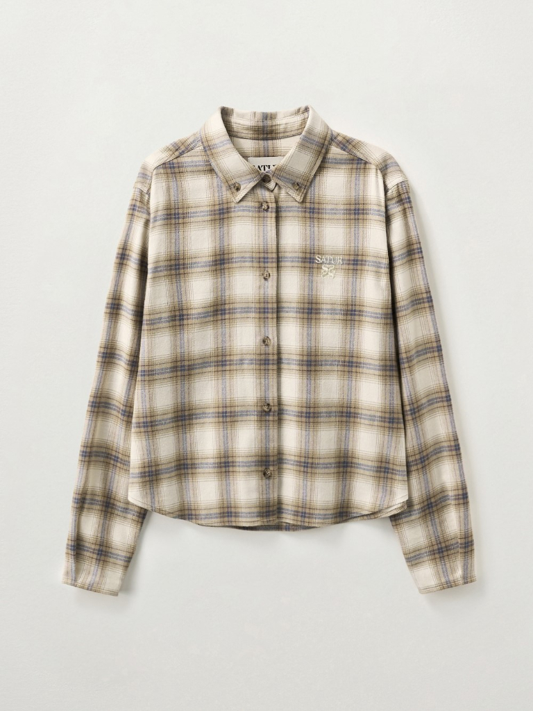 [現貨] SATUR | (W) Classic Flannel Check Shirt
