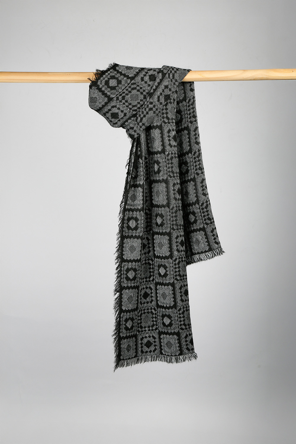 義大利圖紋小圍巾