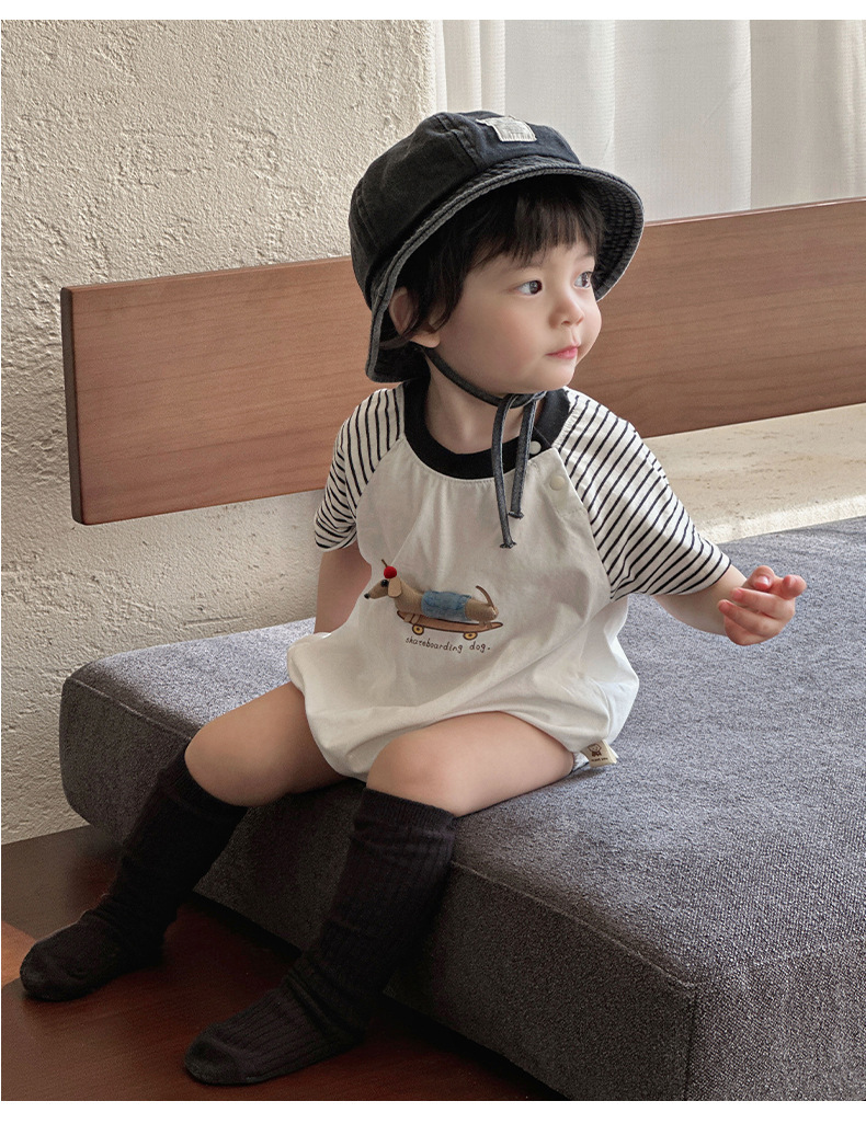 滑板臘腸狗包屁衣(66-90)