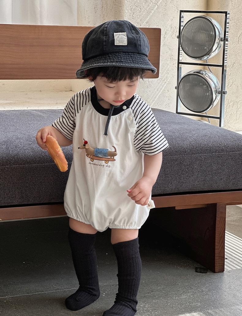 滑板臘腸狗包屁衣(66-90)