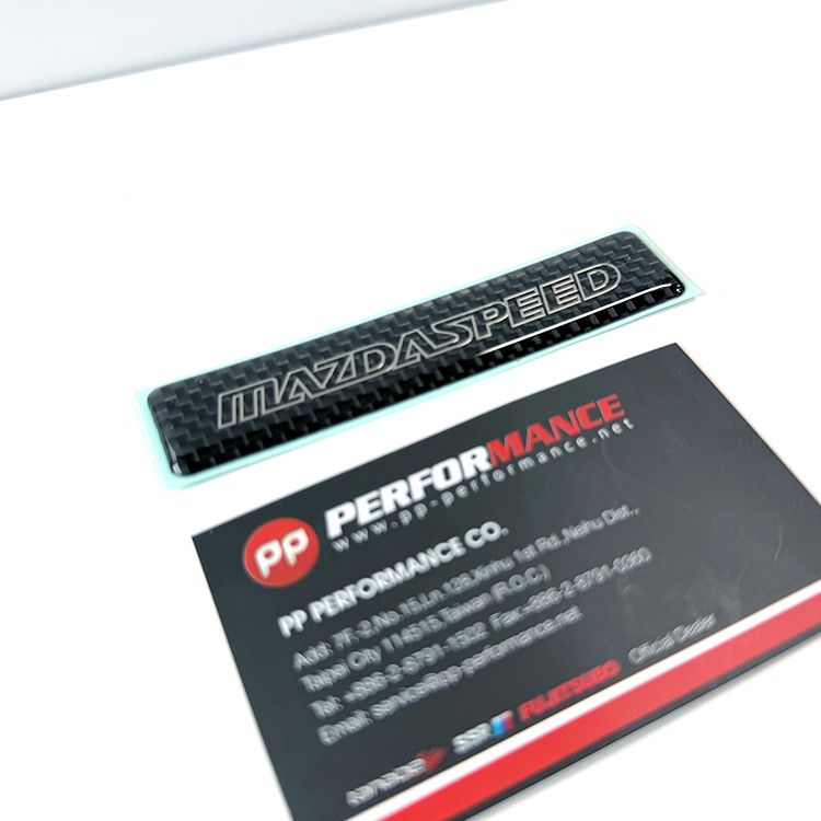日本MAZDA原廠精品 MAZDASPEED CARBON 貼紙