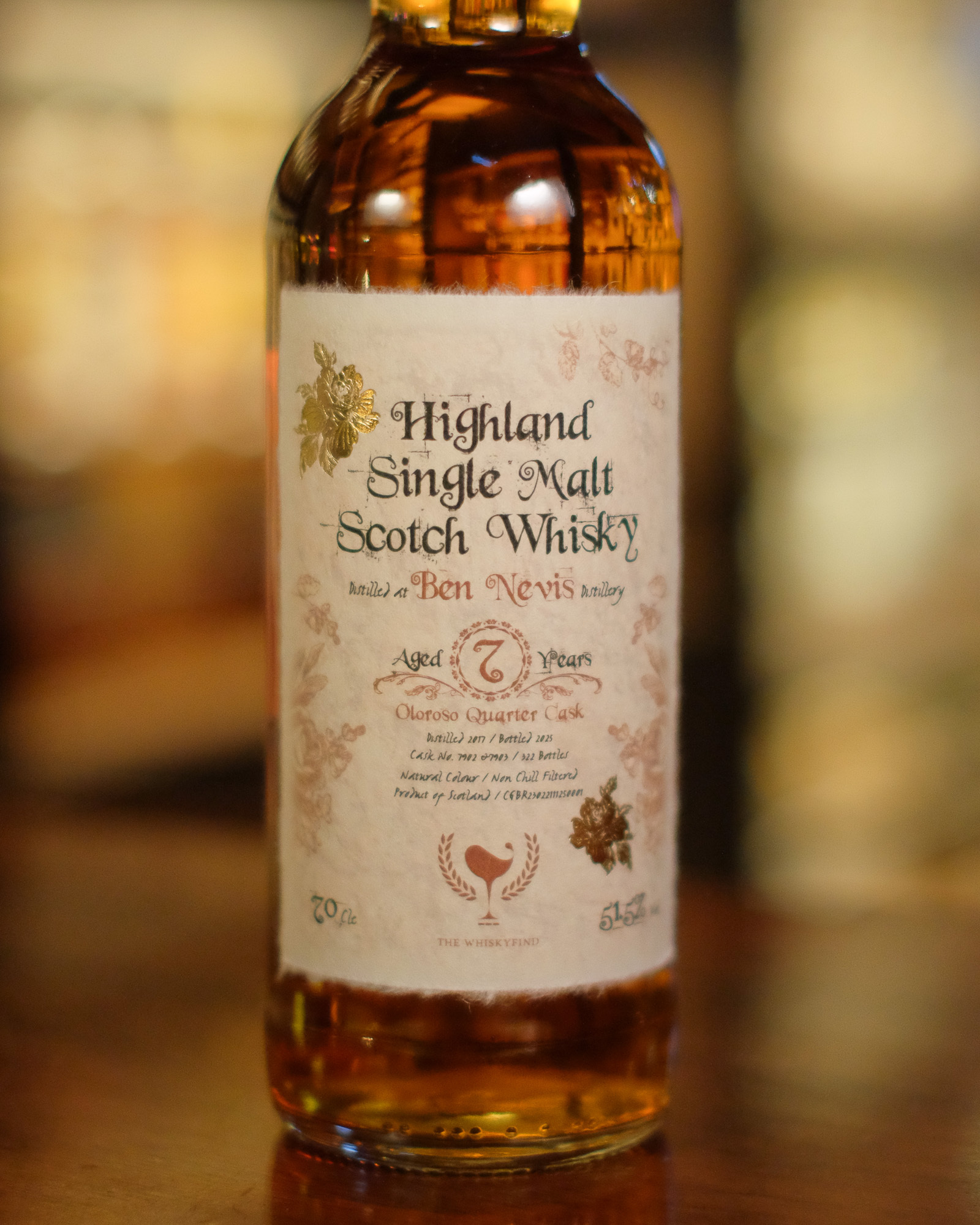 Ben Nevis 2017/2025 7YO Oloroso Quarter Cask 51.5% The Whiskyfind《不朽之歌 - 第十七章》