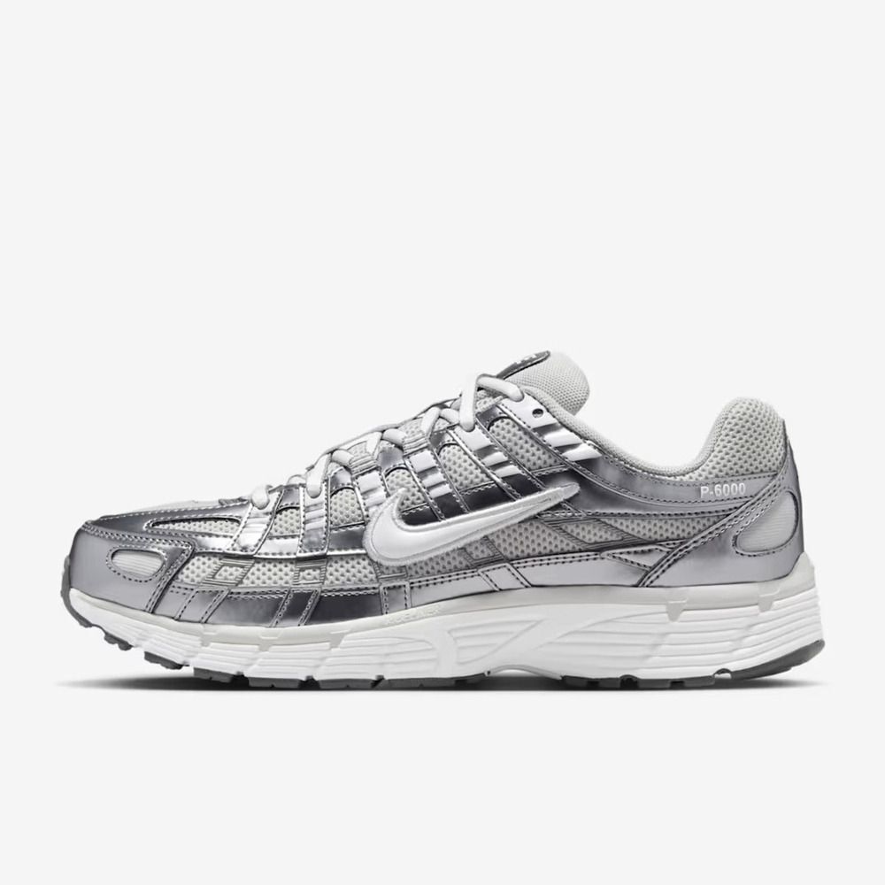 NIKE 休閒鞋 W NIKE P-6000 銀灰色 銀彈 女 IO3496-001