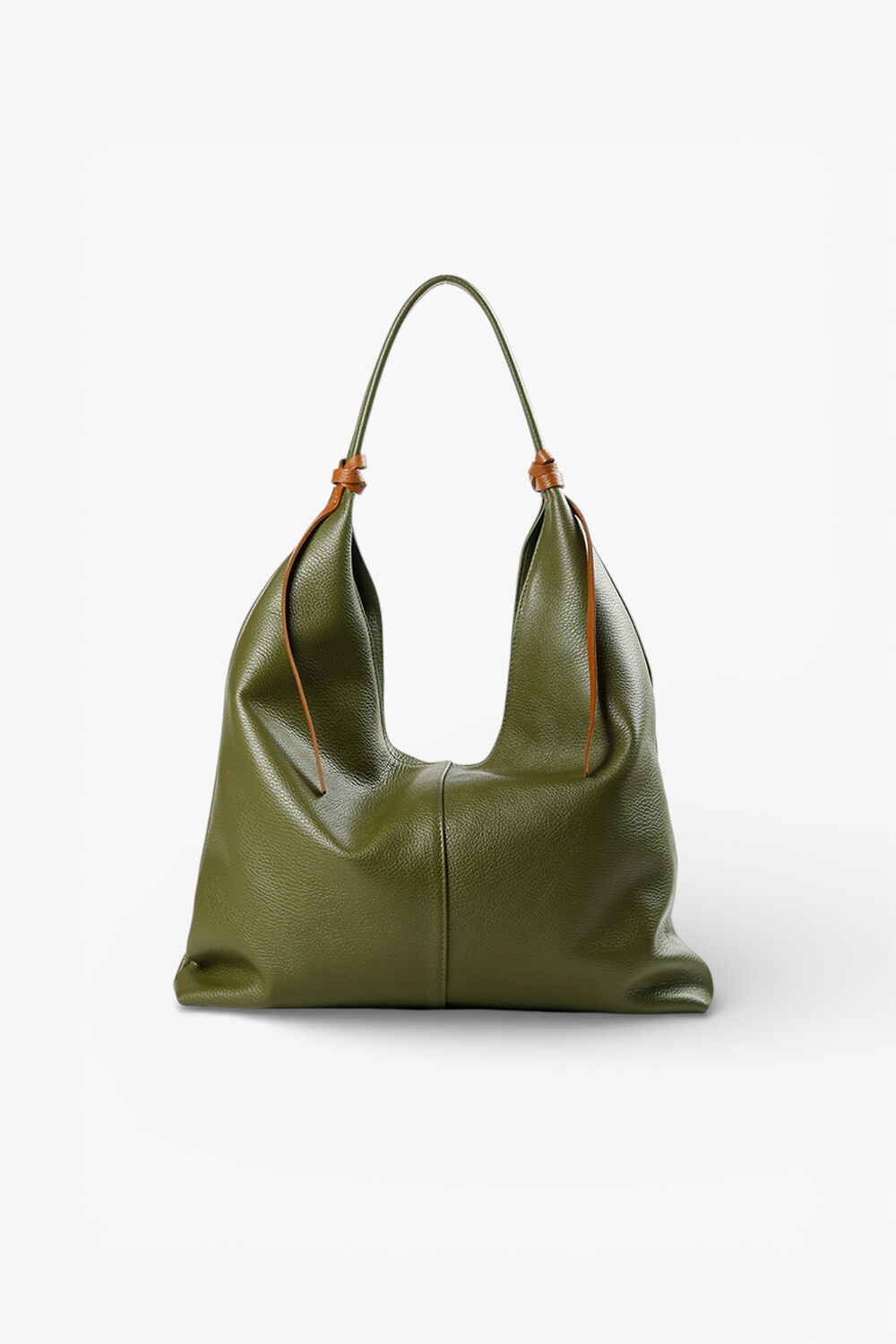 Elisa 義大利真皮肩背托特包 綠色