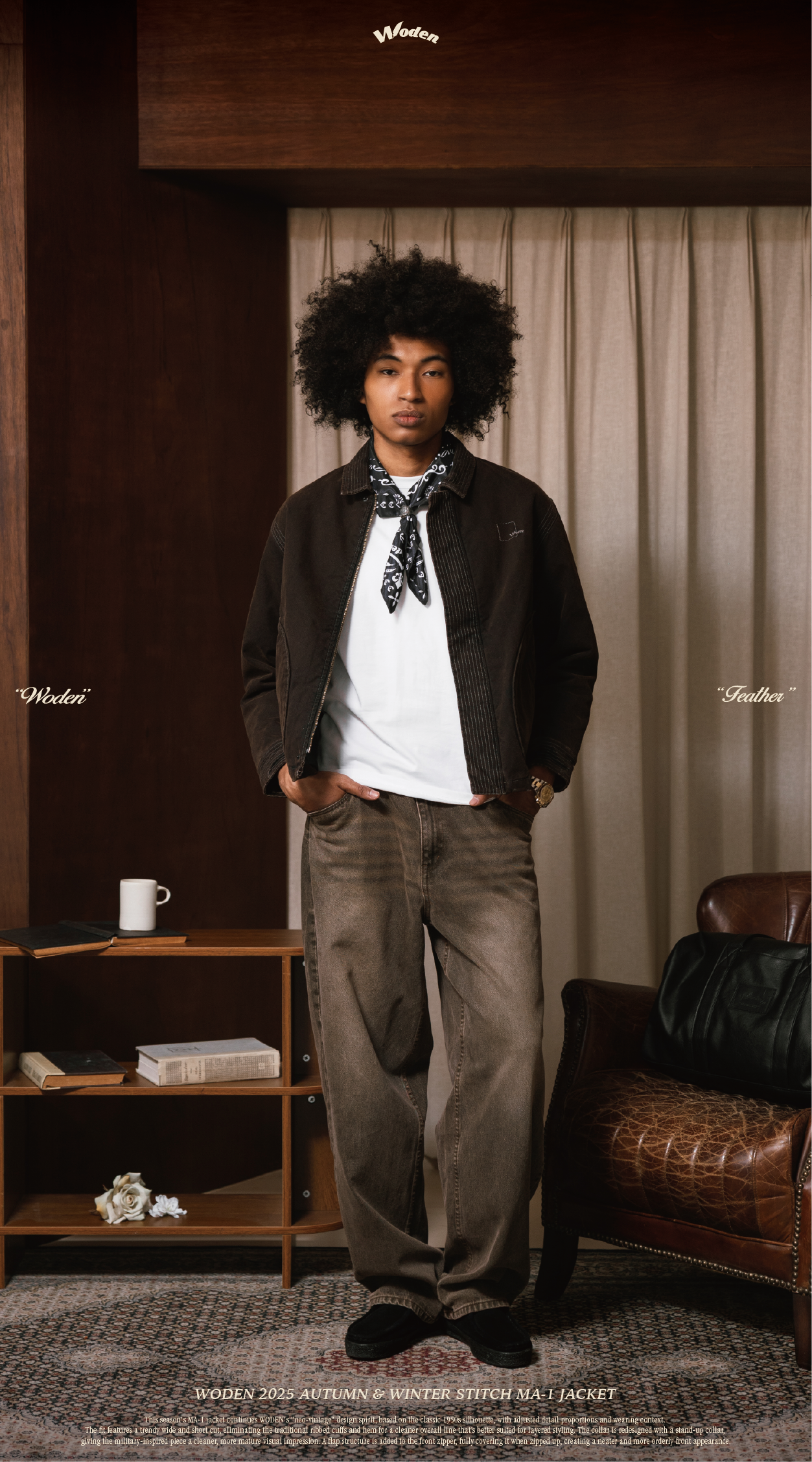 Woden Stitch MA-1 Jacket