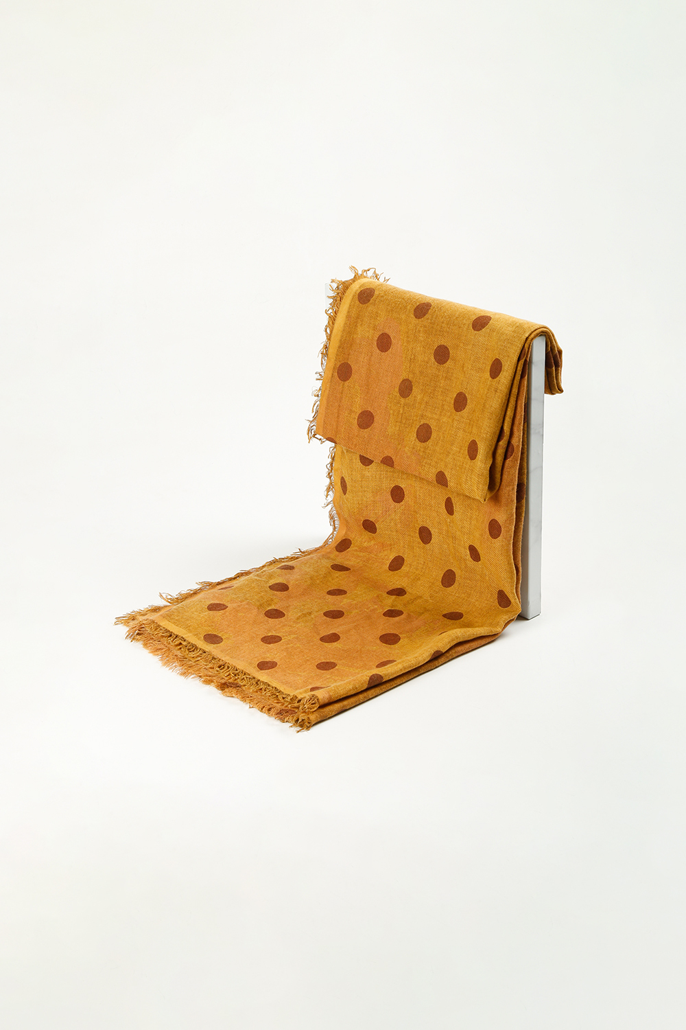 義大利點點雙色披肩