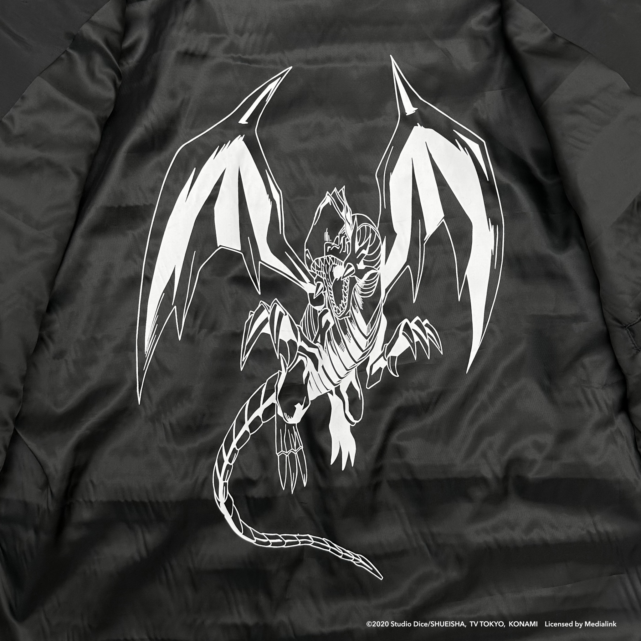 GEEKY x 遊戲王青眼白龍工裝外套-黑