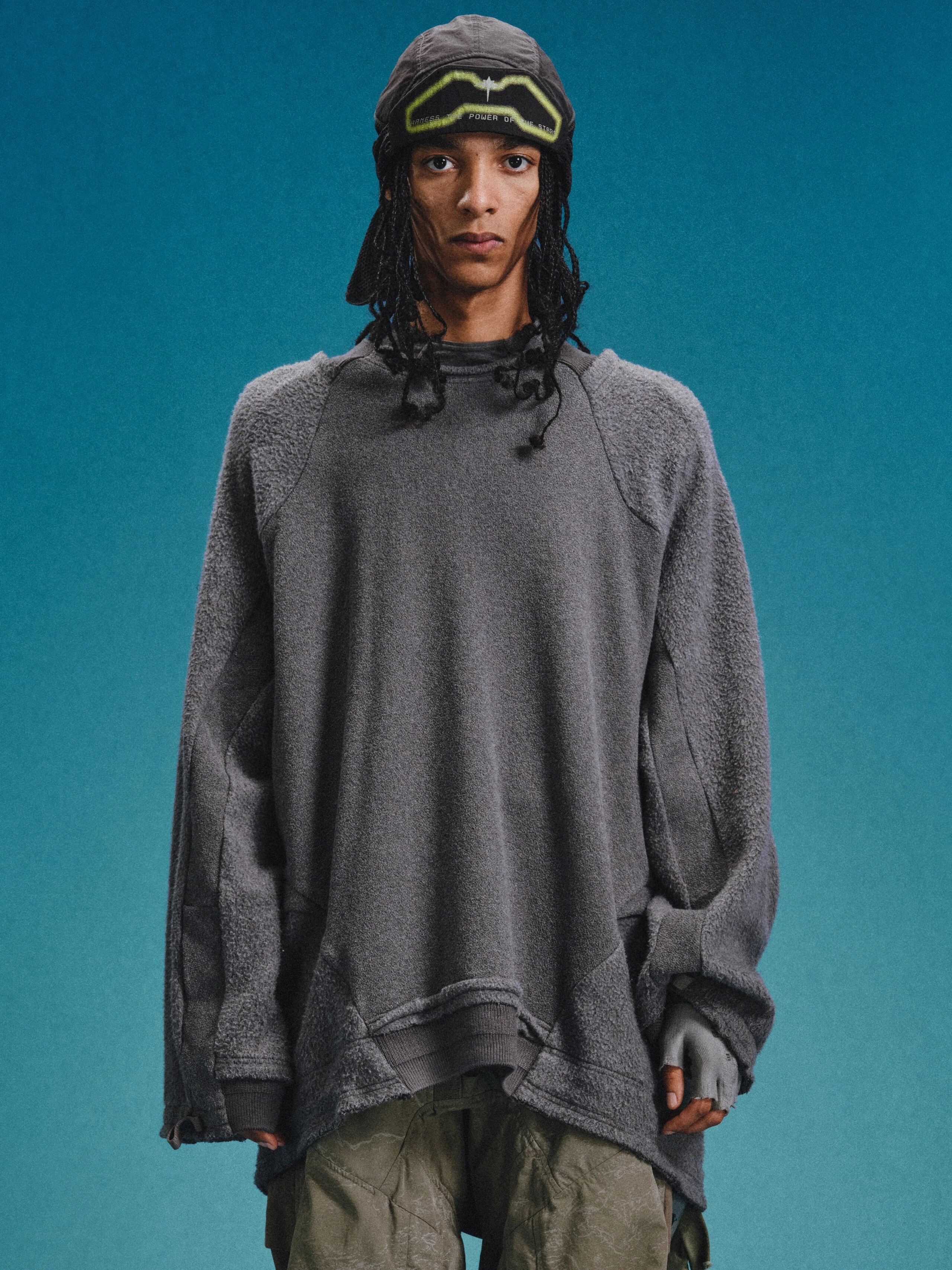 【Focus Store】現貨 Hamcus DUSZEN EX-6 / Cruise-Shift Fleece Pullover 巡航換檔抓絨套頭衫 KM00125-1 TB