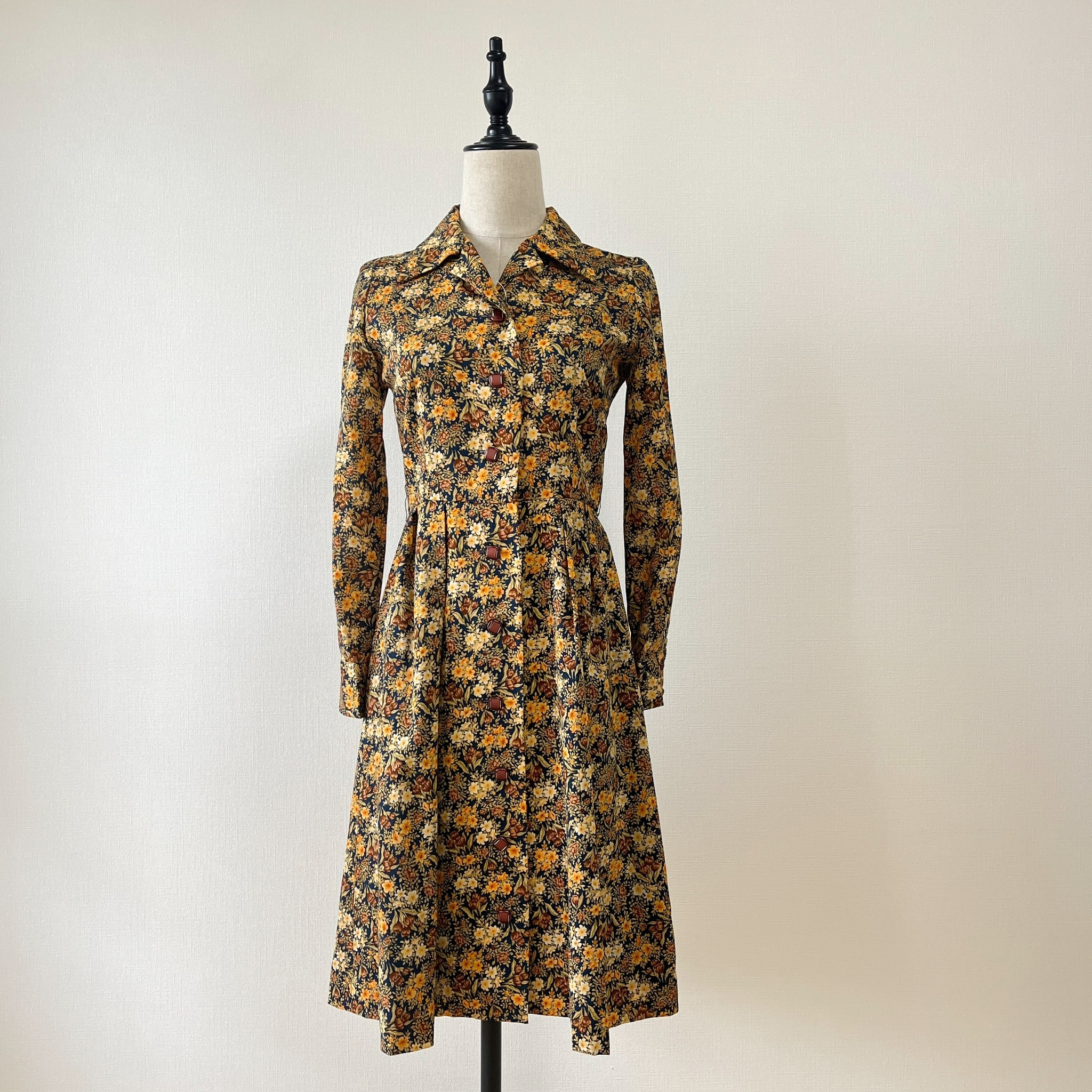 舊時花海古著連身裙