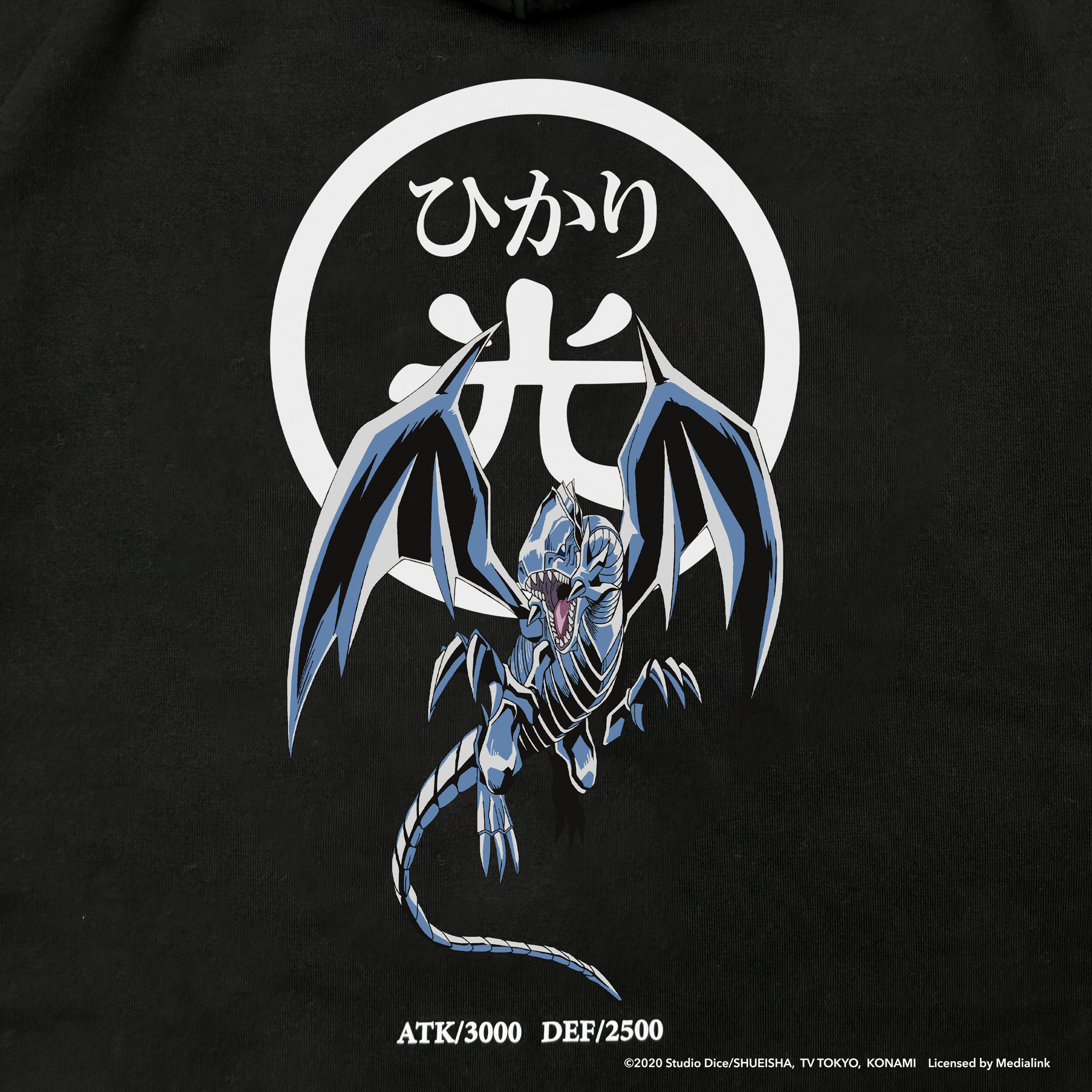 GEEKY x 遊戲王青眼白龍帽T-黑