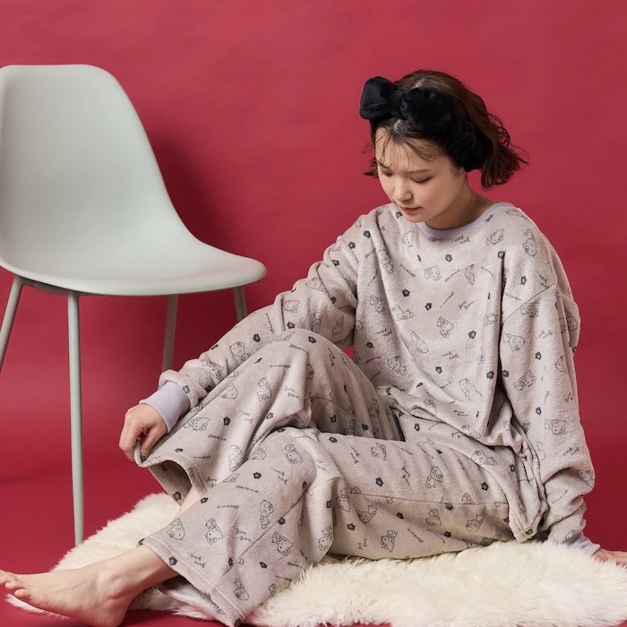 SANRIO HELLO KITTY x FREAK'S STORE 睡衣套裝 家居服 附髮帶 休閒 日本代購