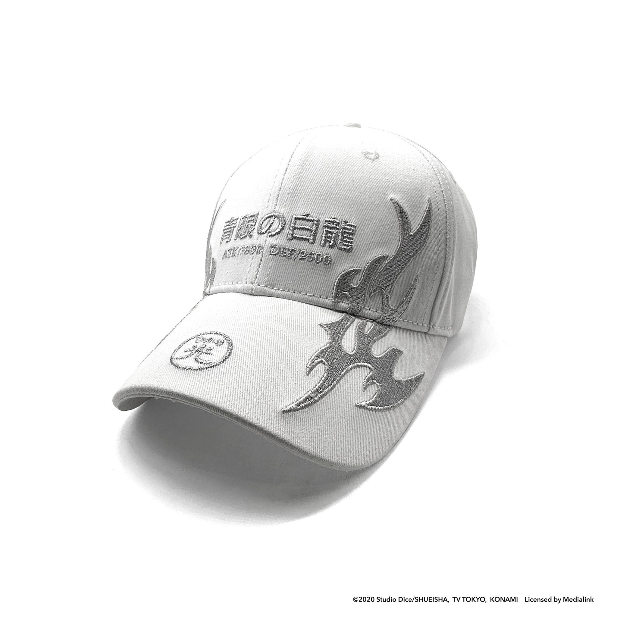 GEEKY x 遊戲王青眼白龍彎帽-白