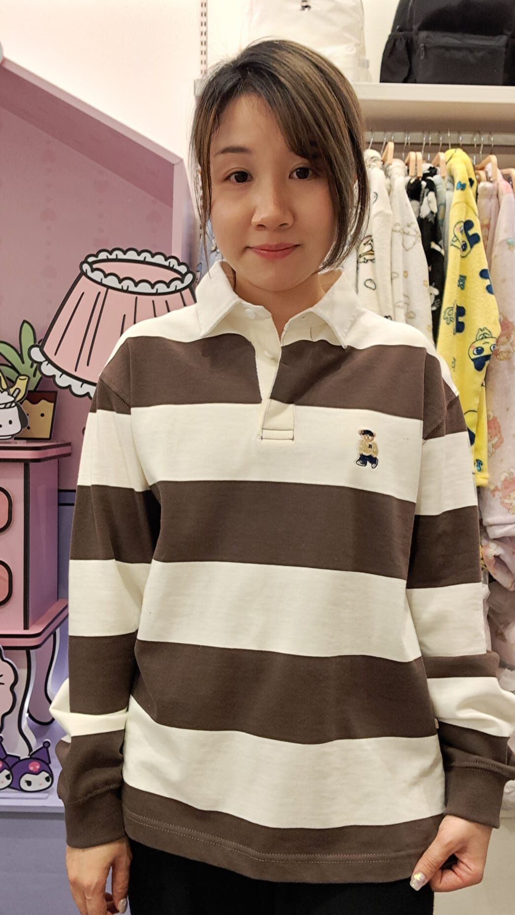 韓國代購 SPAO 新款小熊POLO長袖 SPLWG12C50