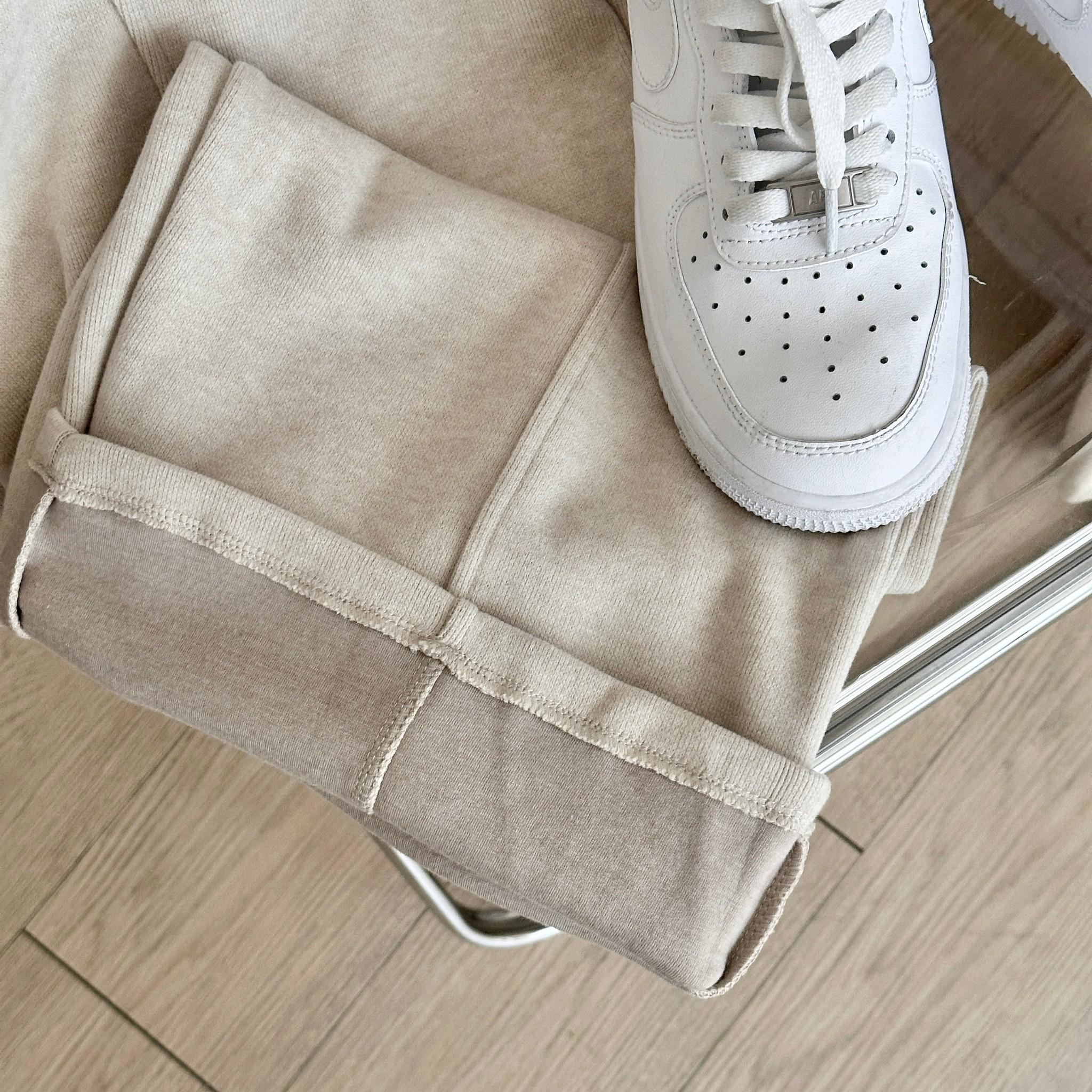 韓國羊絨彎刀寬褲 RAN01568