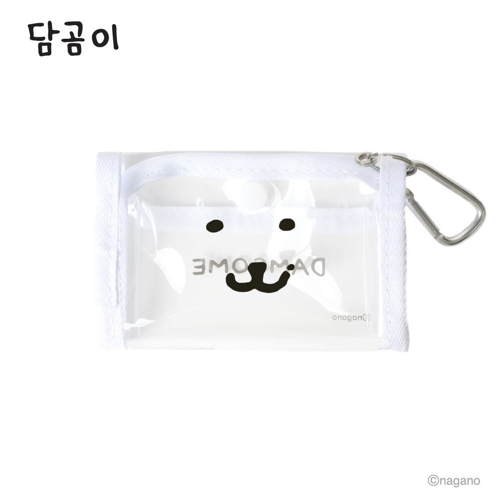 預訂｜韓國限定 白熊 透明PVC小袋掛飾