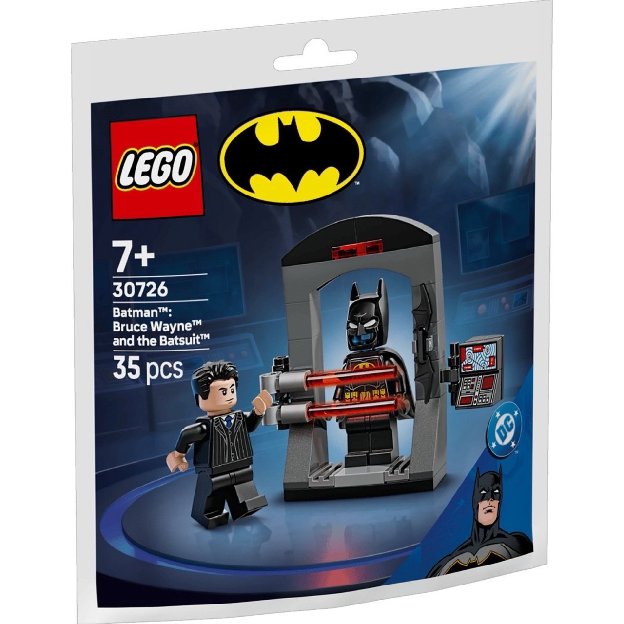 にろ LEGO 30726 蝙蝠俠™：布魯斯韋恩™ 和蝙蝠裝™ LEGO®Polybag