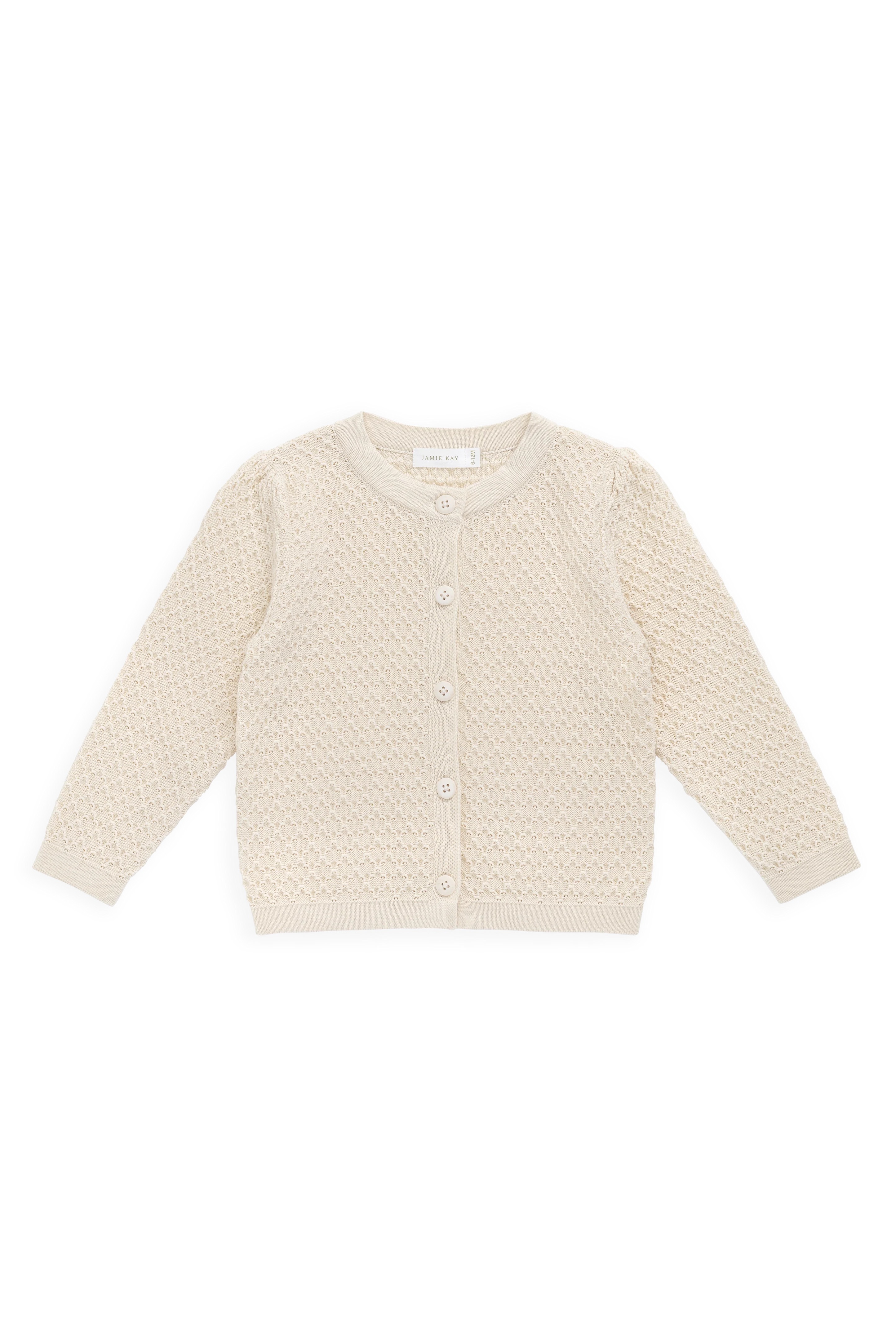 【預購】JAMIE KAY -Clementine Cardigan（Vanilla）