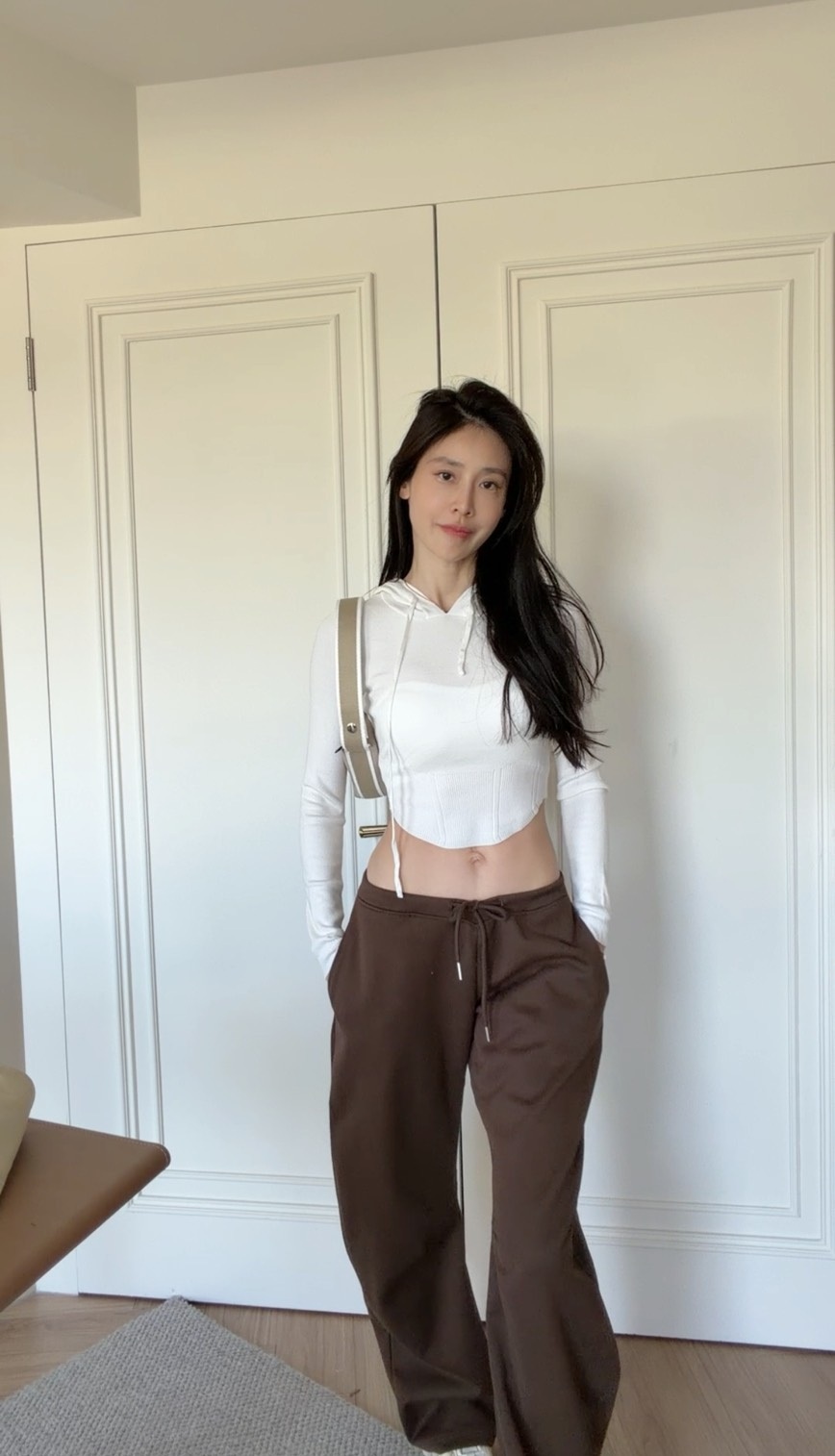 美式休閒彎刀褲