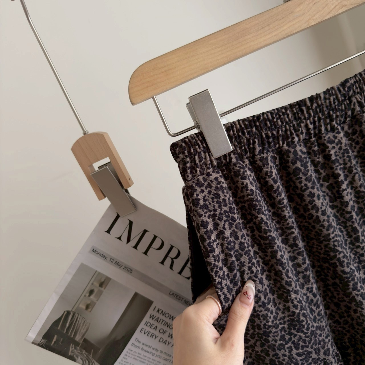 豹紋蛋糕長裙 RAN98033