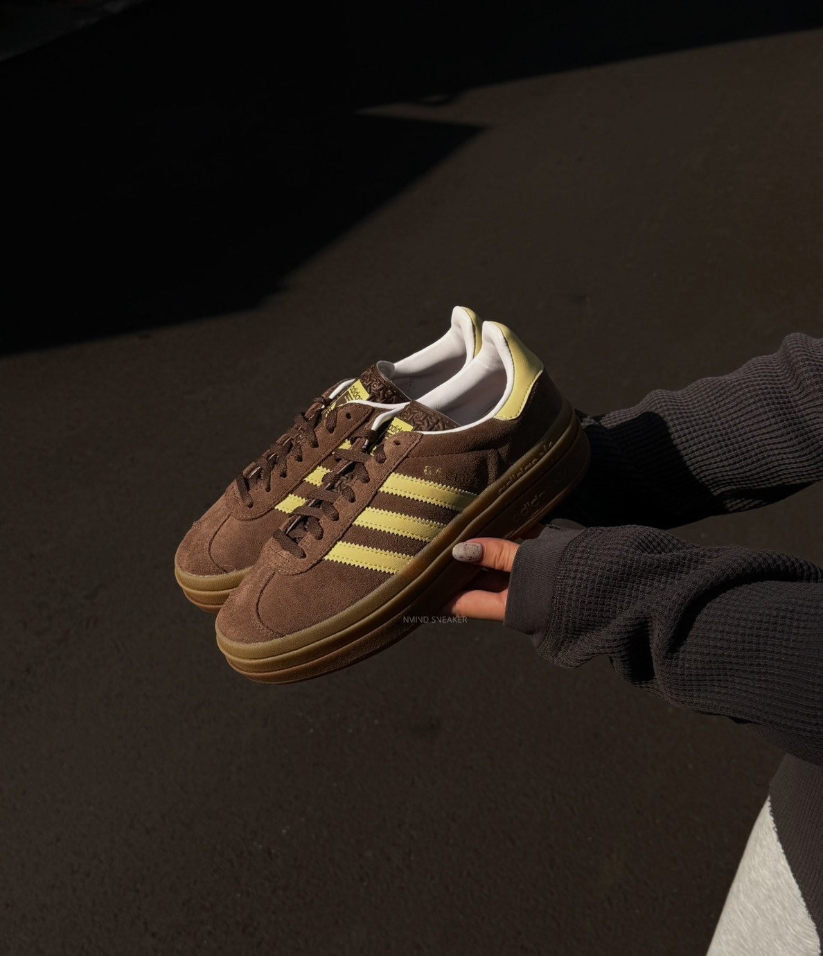 <快速出貨> ADIDAS GAZELLE BOLD 厚底咖啡棕