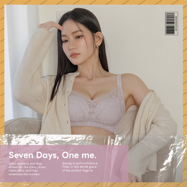 月神崇拜☼集中輕盈無鋼圈絲棉內衣 B.C.D.E.F罩