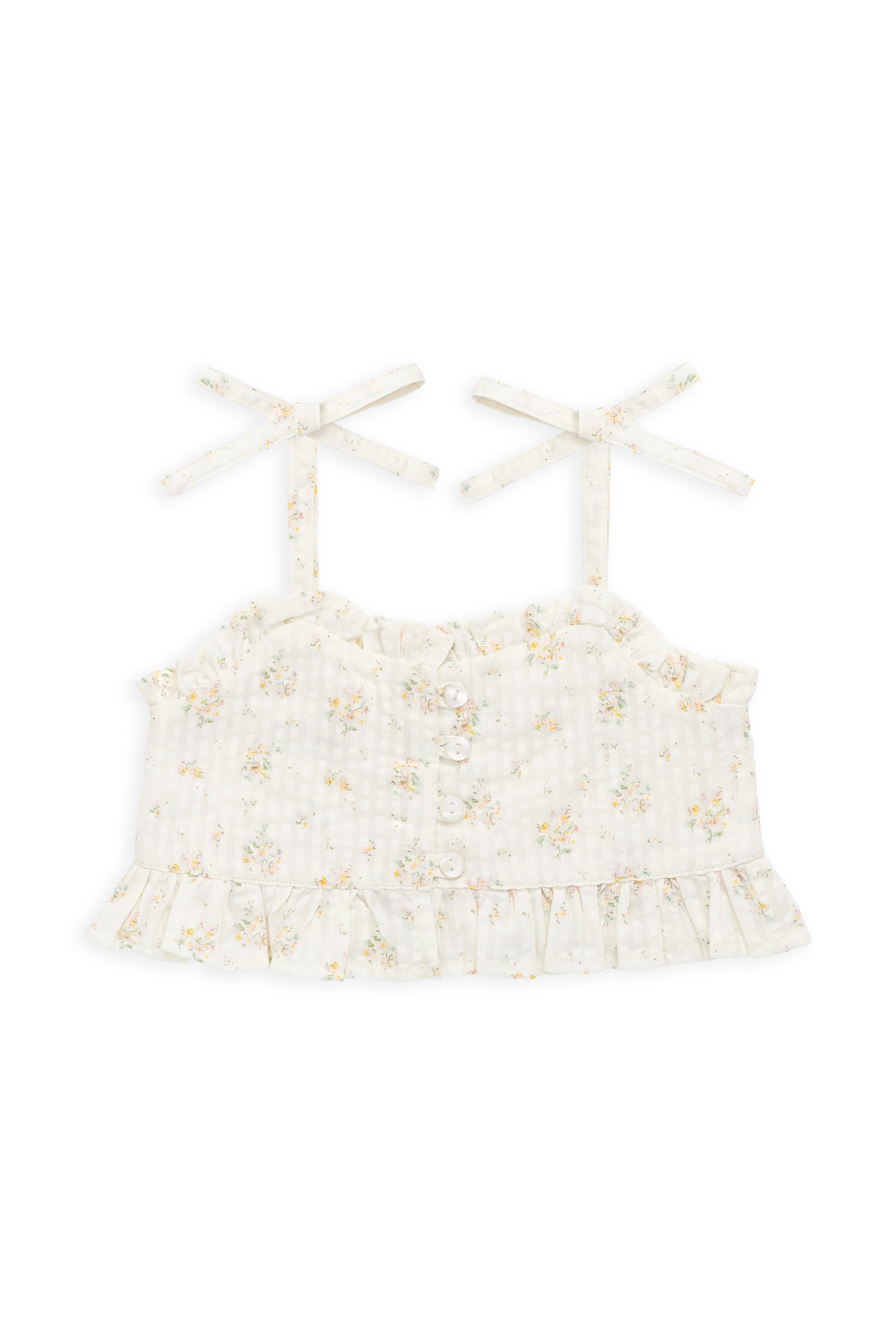 【預購】JAMIE KAY -Organic Cotton Mirabel Top（Justine Parchment）